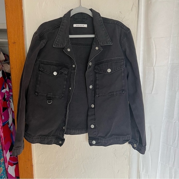 PacSun Jackets & Blazers - PacSun Dark Gray Hoodie
